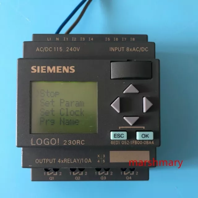 1PC Used Siemens 6ED1 052-1FB00-0BA4 LOGO 230RC 6ED1052-1FB00-0BA4 Good