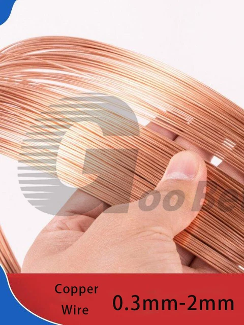 FIL DE CUIVRE JMC12Fil De Cuivre Moyen 0,2mm Rose0 12 - Bricolage