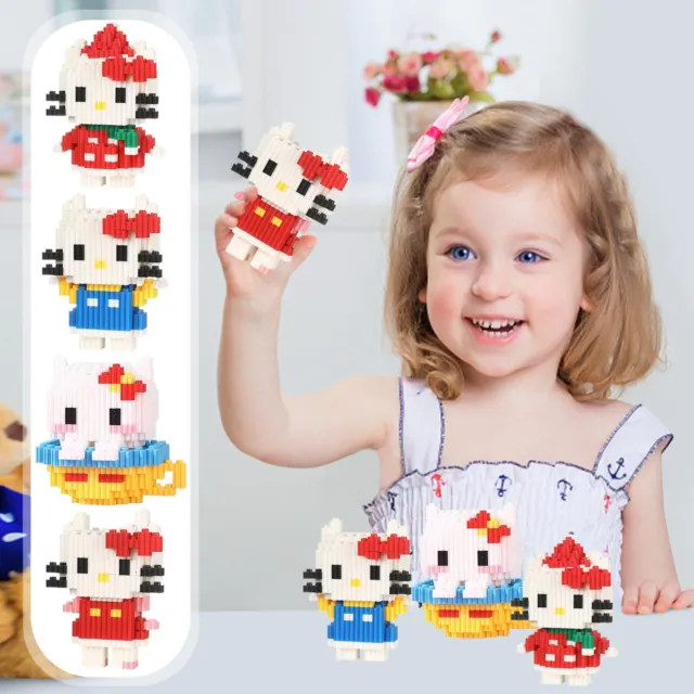 Hello Kitty Magic Blocks Set Mini Building Blocks Challenging Game Gift
