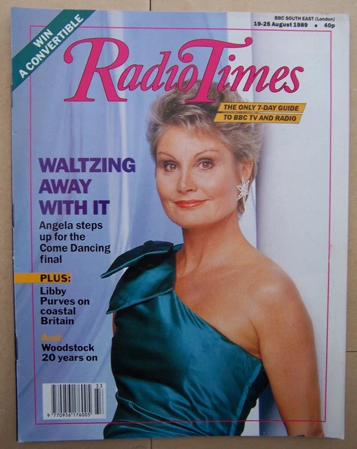 RADIO TIMES/1989/ANGELA RIPPON/COME Dancing/Woodstock/Caron Keating/Edd ...