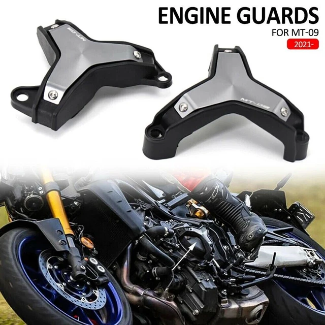 Protezione laterale motore per Ymh MT-09 Tracer 9 Gt tre punti alluminio