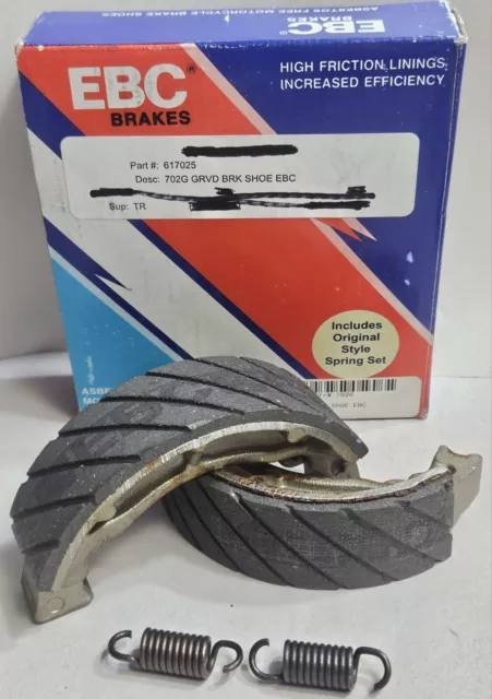 NOS 1983-88 Kawasaki KDX200 KX125 Rear Brake Shoes EBC 702G replaces 41048-1096