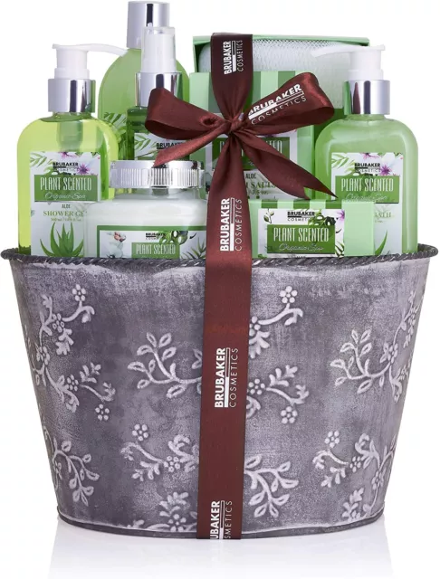 BRUBAKER 9 Piezas Set de Mujer Regalo Baño Aloe Vera Set de Hogar Spa Lujo