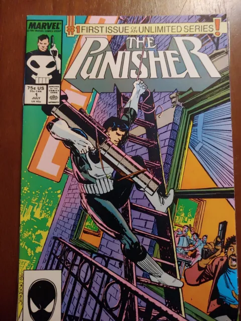 THE PUNISHER # 1 - 5 Limited Mini Series COMPLETE SET OF 5 1985 Mike Zeck