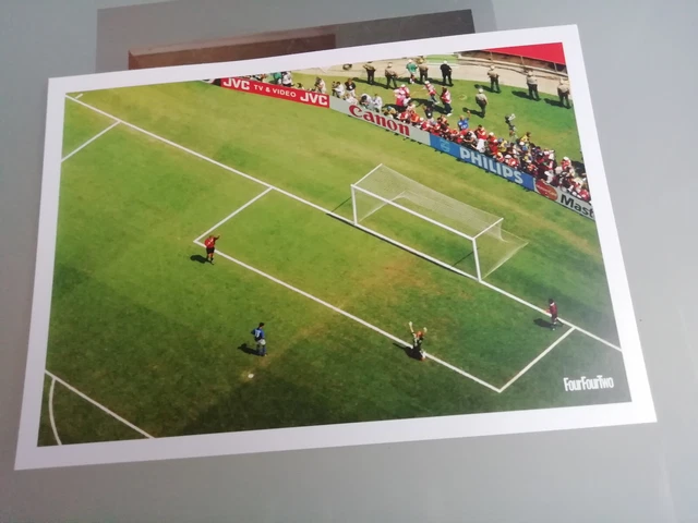 ROBERTO BAGGIO PENALTY Miss FIFA World Cup 1994 Art Card Postcard - New ...