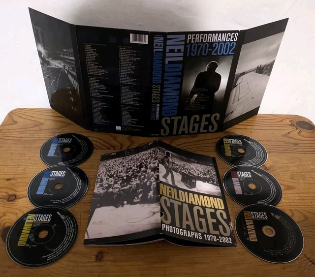 NEIL DIAMOND STAGES Performances 1970 - 2002 Six CD Box Set Vc10
