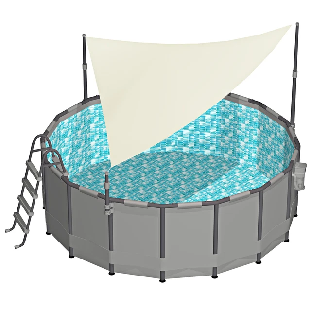 SUMMER WAVES CANOPY for Pools,for 2024 ft Above Ground FramePool,Pool