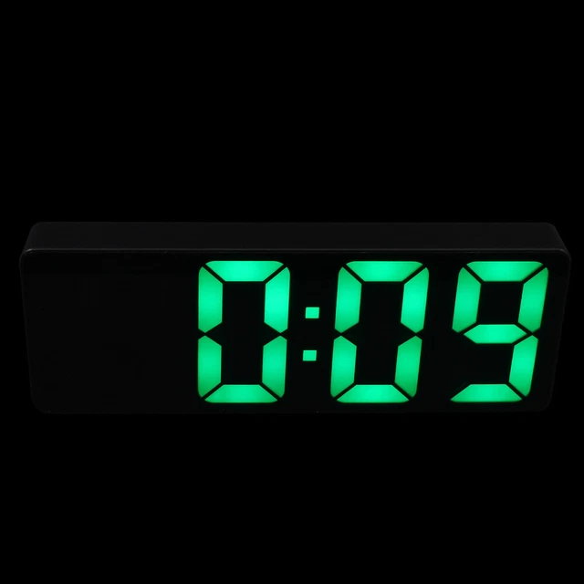 1 set desktop sveglia elettronica elegante led display sveglia elettronica