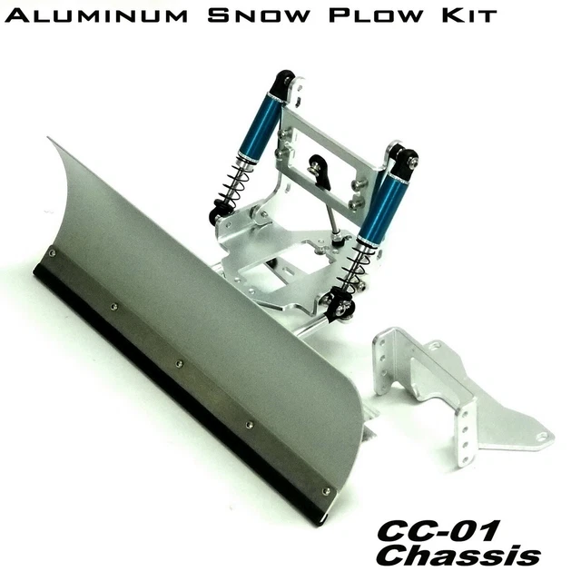 Kit Chasse-neige En Aluminium Pour RC TAMIYA CC-01 - Compatible Pajero, Jeep Wrangler, ISUZU MU