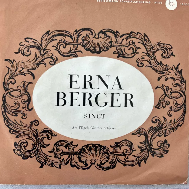 ERNA BERGER SINGT (EP / Bertelsmann 16 333 / Mono / NM)