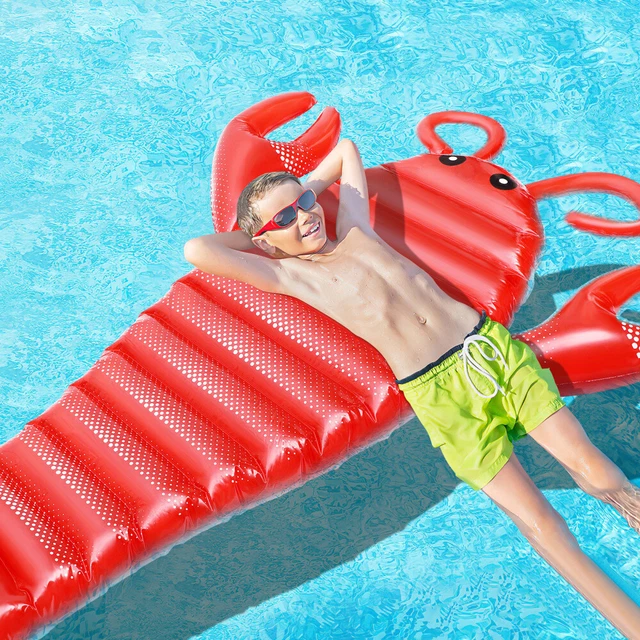 FOOD POOL FLOAT Inflatable Floating Row Mats Tabletop Sand Garden £34.