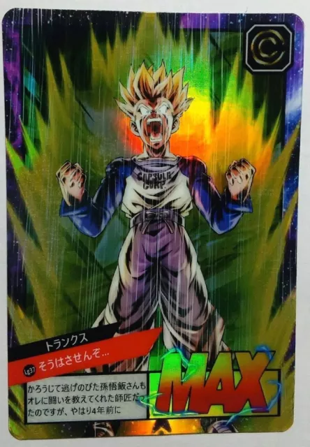 Carte Dragon Ball Z Super Battle Carddass Hondan Card 382 DBZ Trunks Prism