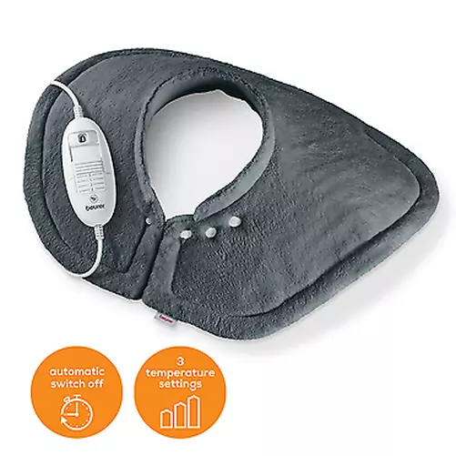 Beurer HK54 Épaule & Cou Électrique Chauffant Cosy Chauffant Coussin - Gris