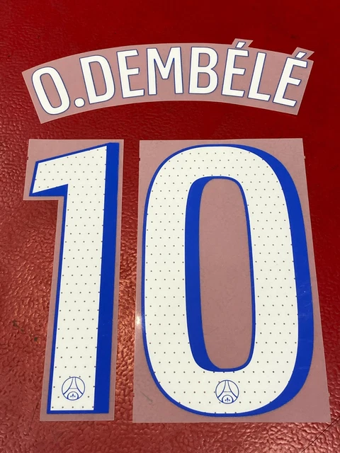 Flocage Clubs Flocage Officiel XO Domicile PSG 25-26 Dembélé 10 - Des Clubs, Neuf ! Coupe Du Monde