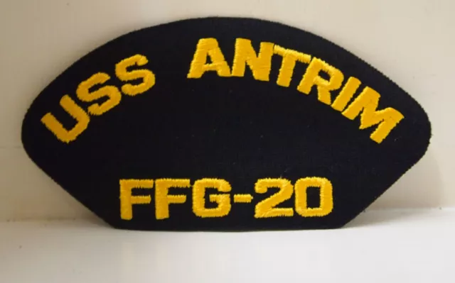 USS Antrim FFG - 20 TCG Giresun admiral Patch pair USN US Navy Military USA NEW