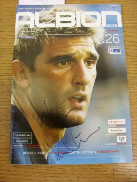 10/03/2002 Autographed Programme: West Bromwich Albion v Fulham [FA Cup] - Hand