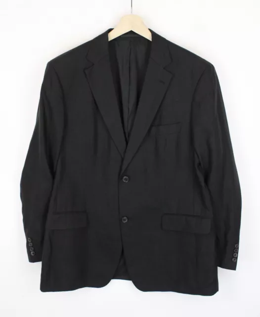 HUGO BOSS Black Label Bertolucci/Movie Blazer Men's LARGE Pure Linen