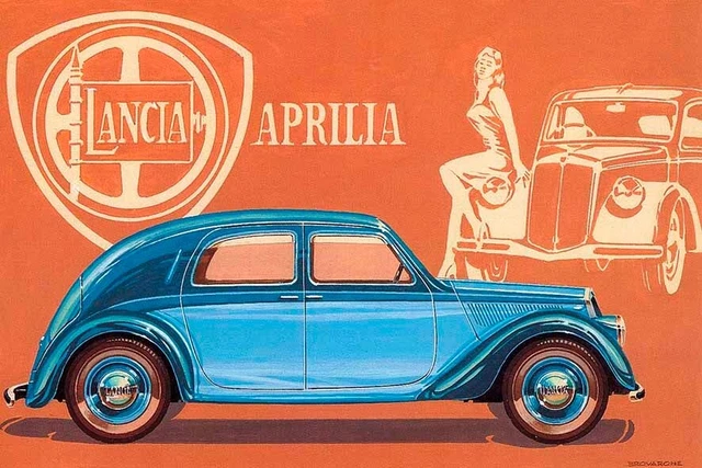 Poster Publicitaire Voiture Vintage – Isotta Fraschini – Affiche Italie