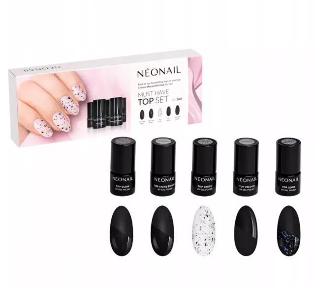 NEONAIL Must Have TOP Set 5 x 3 ml Nagellack Bestseller Base in einem Set TOP