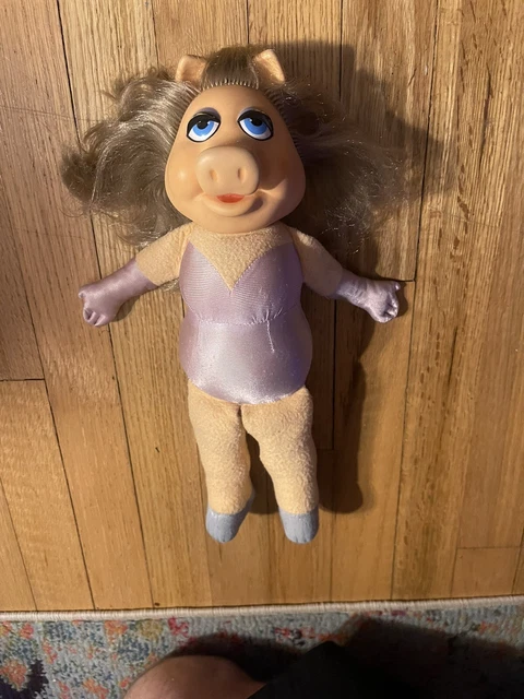 Vintage 1980 Miss Piggy Plush Doll Fisher Price Jim Henson's. No Dress 2
