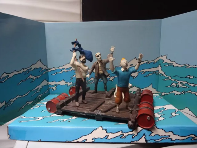Scene, Figurines Tintin Coke En Stoke Sans Boite