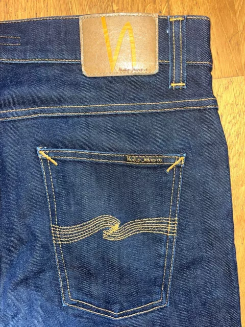 NUDIE JEANS LEAN Dean Denim. 33x30. Vgc. 23.70 PicClick UK