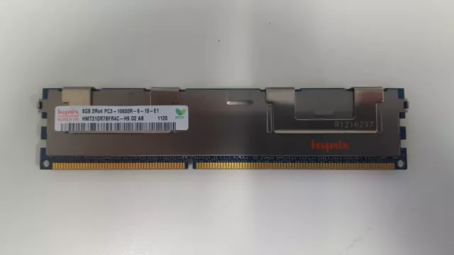 Hynix 8GB 2RX4 Server RAM Memory PC3-10600R 240-Pin ECC DDR3 HMT31GR7BFR4C-H9