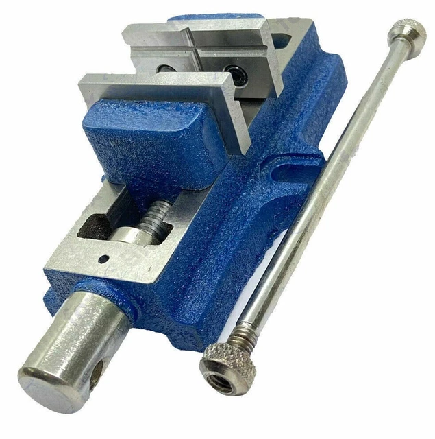 PREMIUM Self Centering Vice 4" Inch Jaws Low Profile Width 75mm Vise Fixed Base
