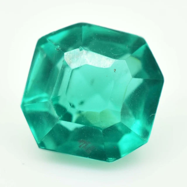 5.80 Cts Lab-Created Green Muzo Emerald Octagon Cut Certified Gemstone