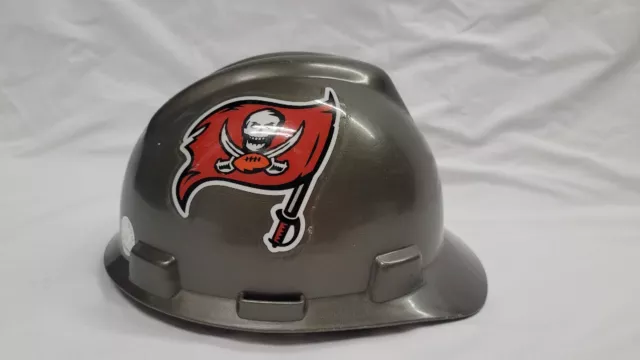 NFL Tampa Bay Buccaneers Hard Hat MSA SAFETY WORKS Size Medium Adult