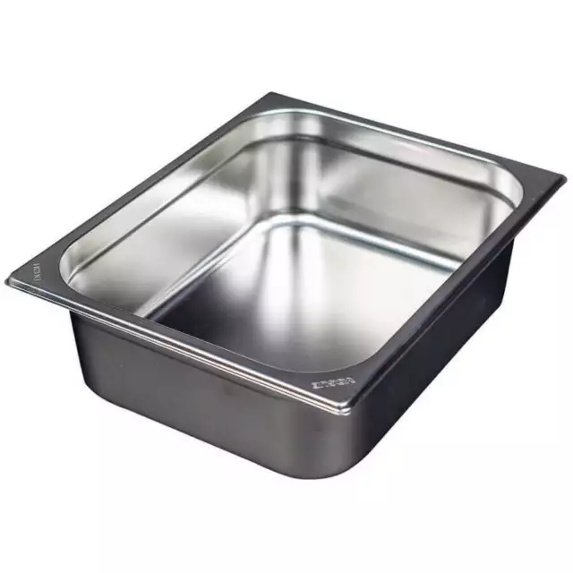 Catering Gastronorm Hotel Pan 1/2 100mm Deep | Stainless Steel Carving Tray