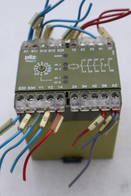 Pilz Safety Relay 474790 Pnoz V 30S 24 V Dc  Pnozv30S24Vdc Stock K-3831