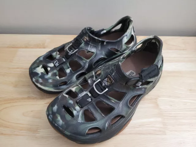 NEW! SHIMANO Men's Size 8 Camo EVAIR Marine Fishing Shoes Sandals Non-Marking