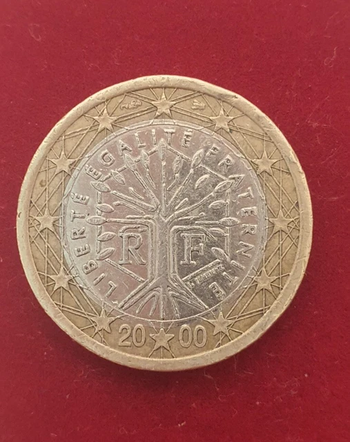 1 EURO MÜNZE Frankreich 2000 Liberte Egalite Fraternite Coin Geld