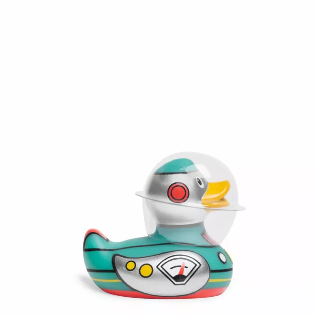 Bud Duck Mini Deluxe Robot Bath Toy 7cm Collectable Novelty Collectors Fun Gift