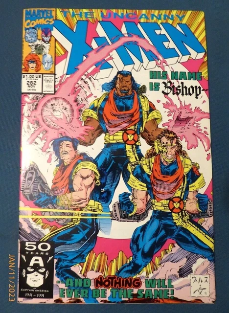 Marvel Comics: The Uncanny X-Men #282 Vol 1 1991 1st Cover & Cameo of Bishop