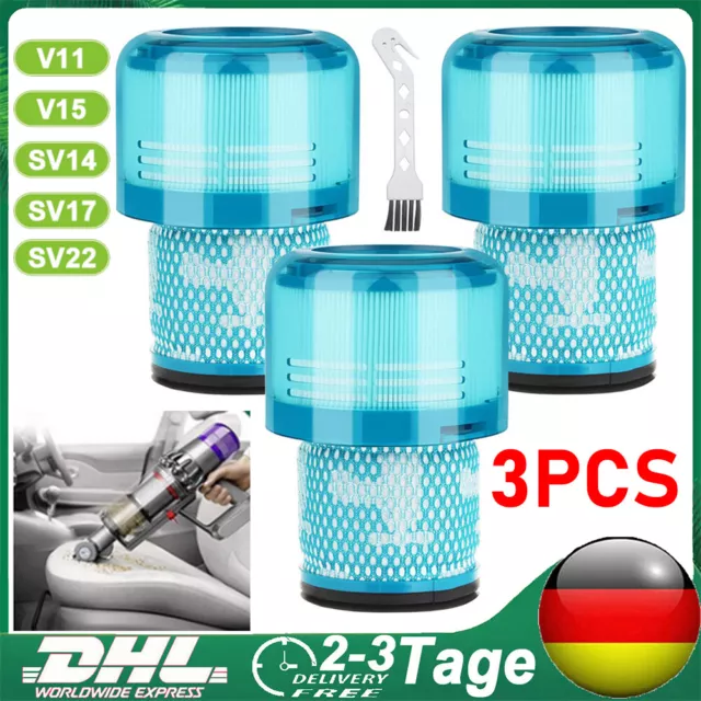 3x Ersatz HEPA-Filter Ersatz Für Dyson V11 V15 SV14 SV17 SV22 Animal Staubsauger