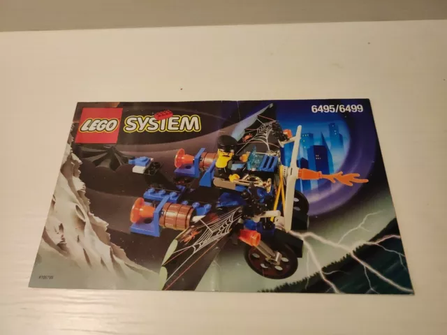 Lego 6495, 6499, Bauanleitung, System, ONLY INSTRUCTION
