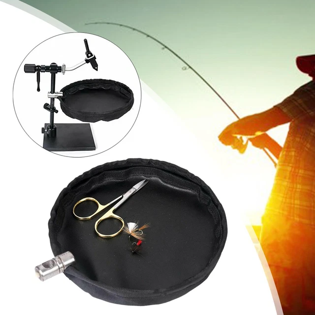 FLY TYING WASTE Basket Fly Tying Trash Tray Collector Waste Bag for