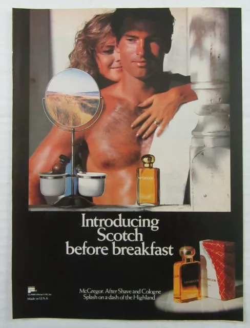 1988 McGREGOR Mens After Shave And Cologne Faberge USA Magazine Ad
