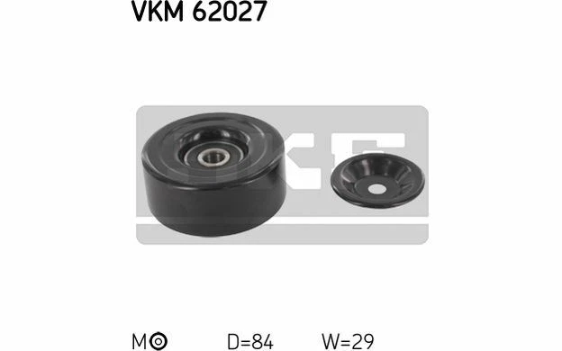 SKF Galet tendeur (courroie d'accessoire) pour NISSAN PATHFINDER VKM 62027