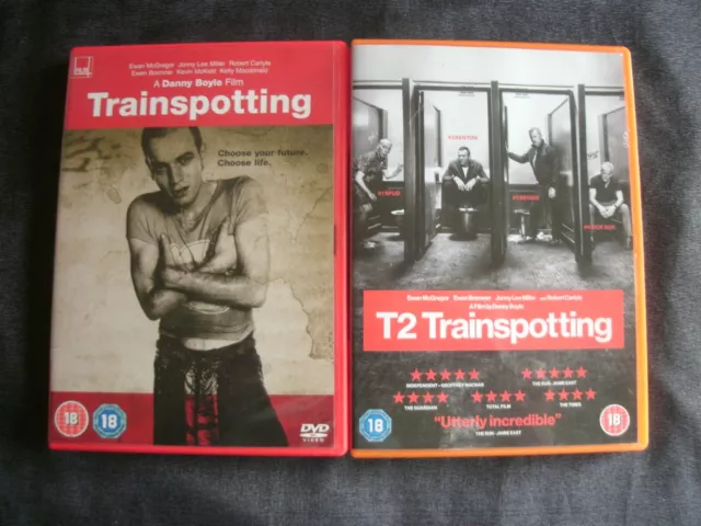 Trainspotting / T2 Trainspotting (DVD, 2-Disc Set) . FREE UK P+P ***************