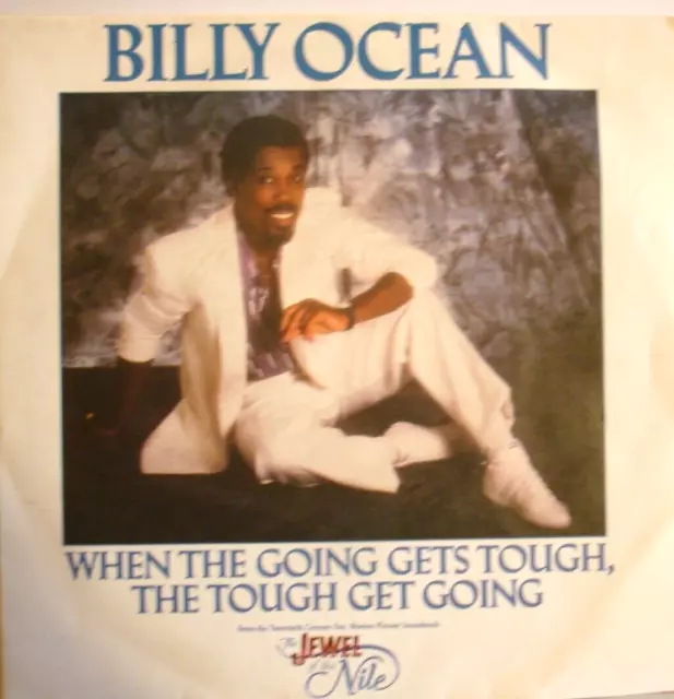 Billy Ocean When The Going Gets Tough / Instrumental 7" Vinyl 1986 EX Condition