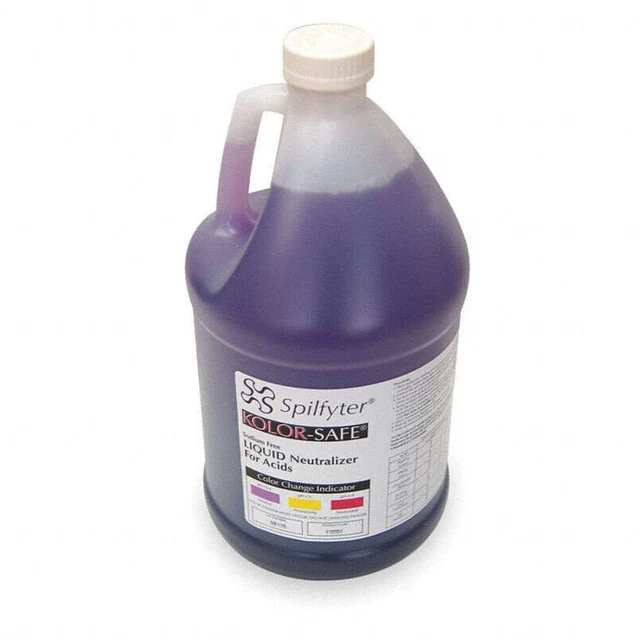Spilfyter Kolor-Safe Liquid Neutralizer for Acid 410004 NEW 1 Gallon Sodium Free