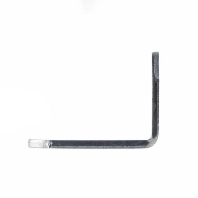 10pcs Metal Corner Braces Brackets Right Angle L Shape Brace Bracket Bl..X 8