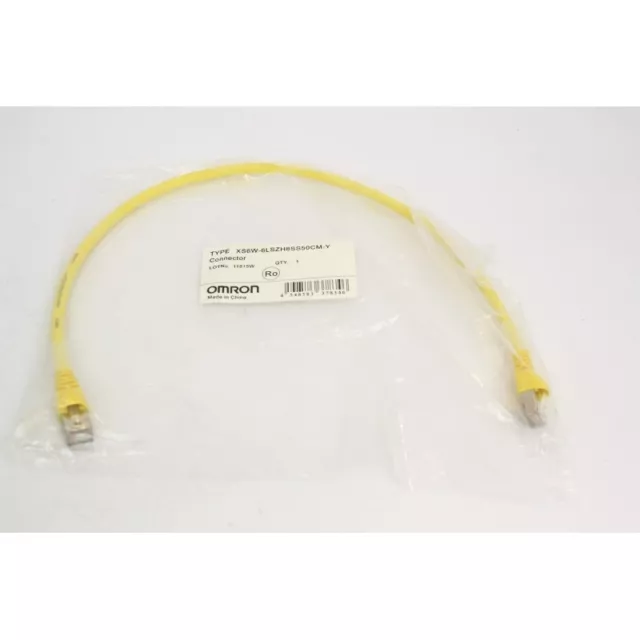 Omron  XS6W-6LSZH8SS50CM-Y ethercat cable new (B1058)