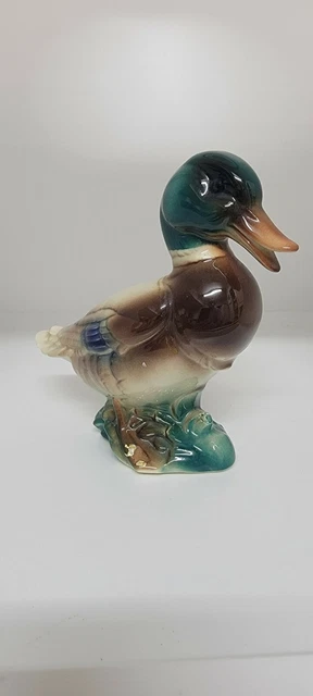 Vtg Royal Windsor Copley Mallard Duck Figurine Decorative Statue MCM..6.25" tall
