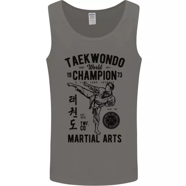 Taekwondo World Champion Martial Arts MMA Mens Vest Tank Top