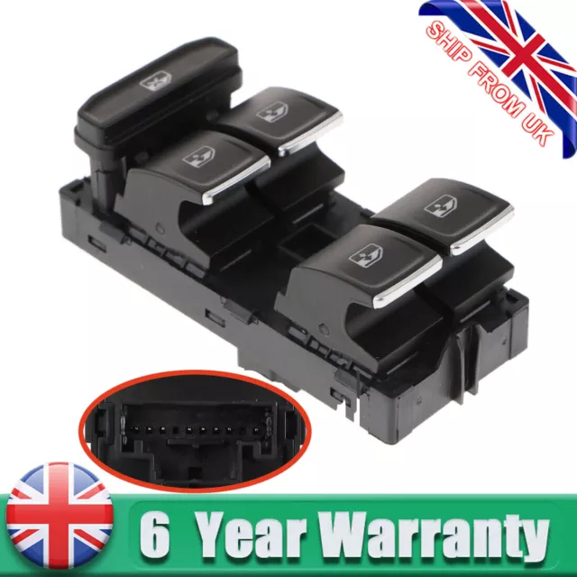 5G0959857C Electric Window Master Main Control Switch For Volkswagen Golf MK7 UK