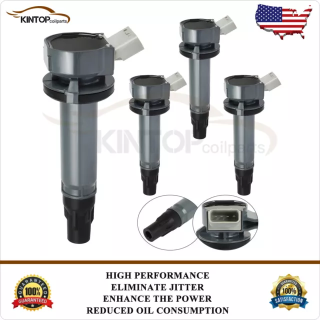 Set Of 4 Ignition Coil Fits Toyota Avanza 1.5L l4 2007-2015 Rush